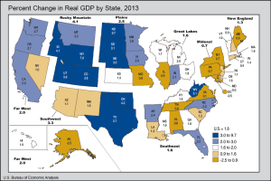 US GDP by State 2013